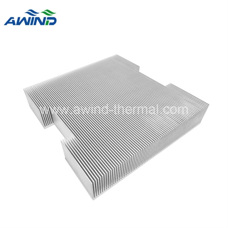 Aluminum Skiving Fins Heatsinks For LED Lighting