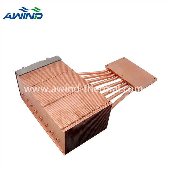Heat Sink with Copper Heat Pipe